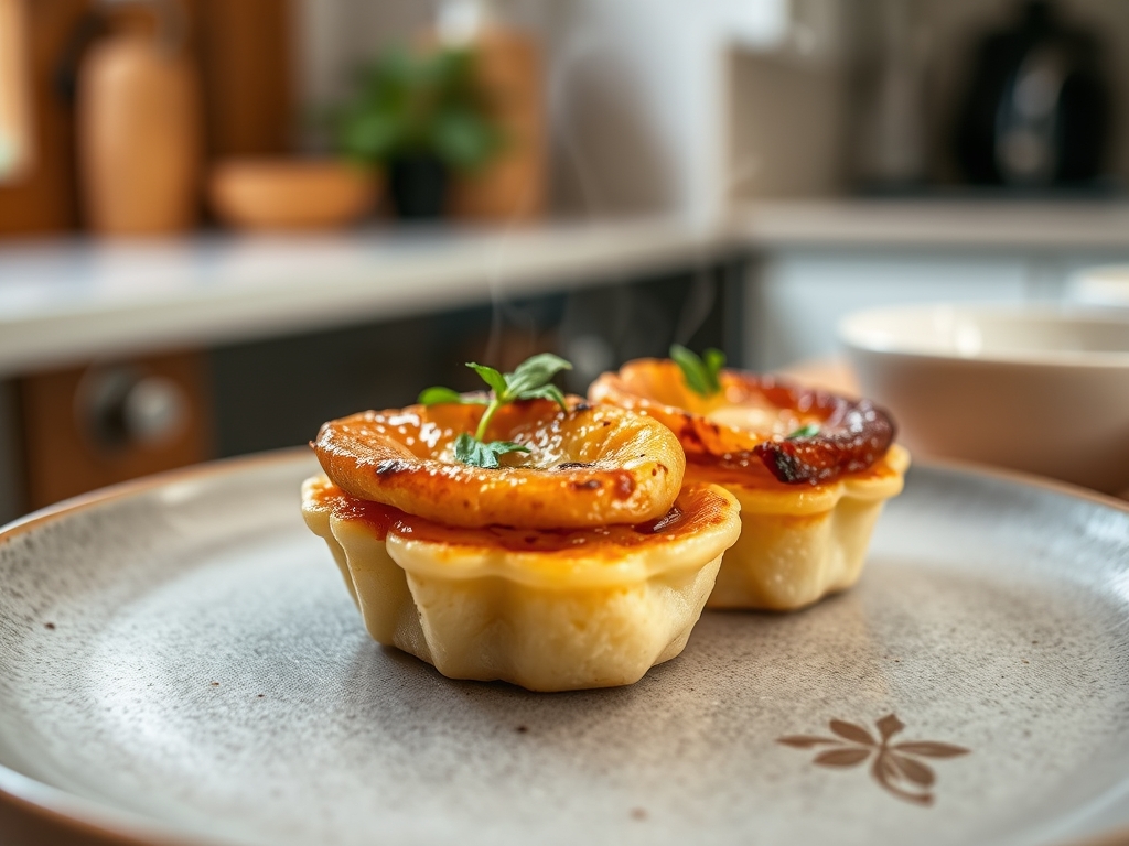 Natas com bolacha em camadas