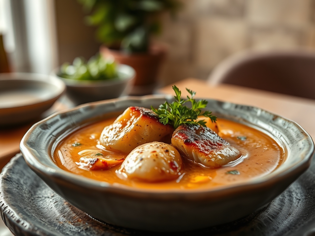 Sopa de peixe da costa