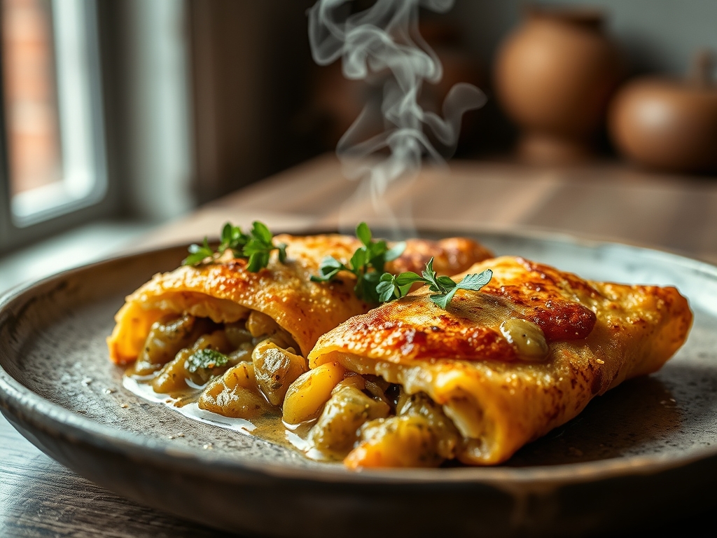 Tortilha de batata e cebola lenta